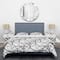 Designart 'Monochrome Geometric Pattern' Mid-Century Duvet Cover Set